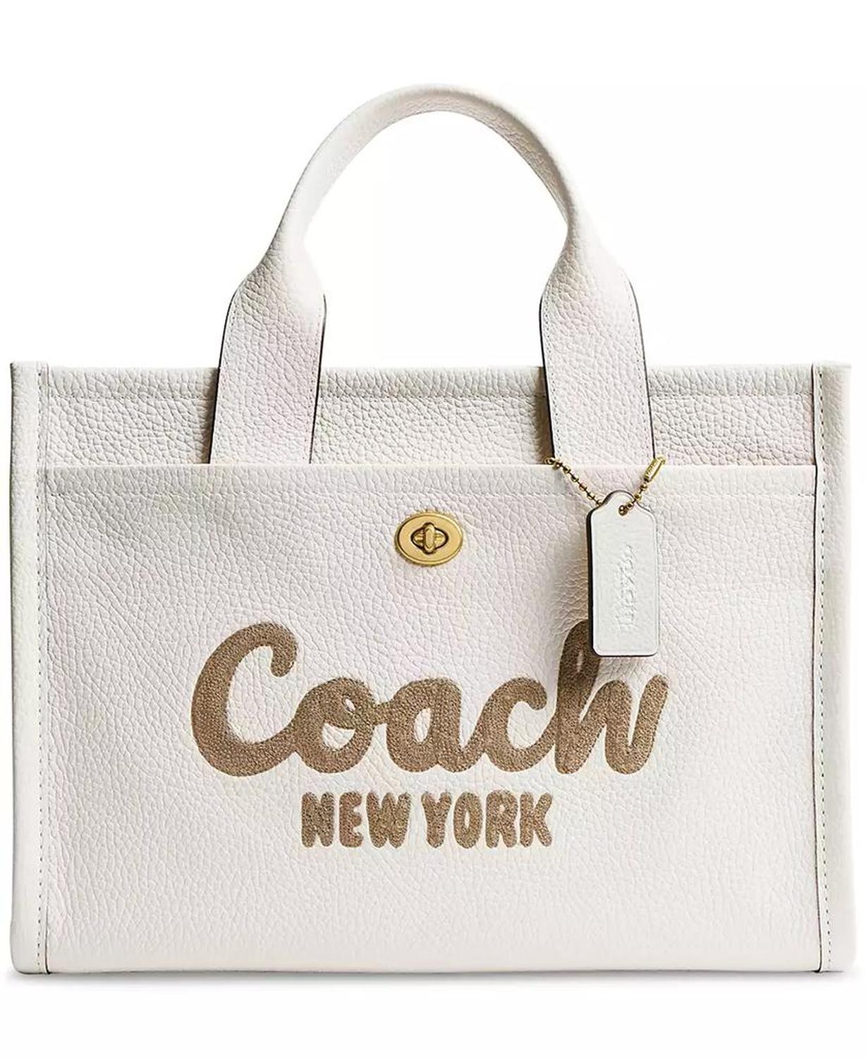 Medium Bubble Leather Cargo Tote Bag