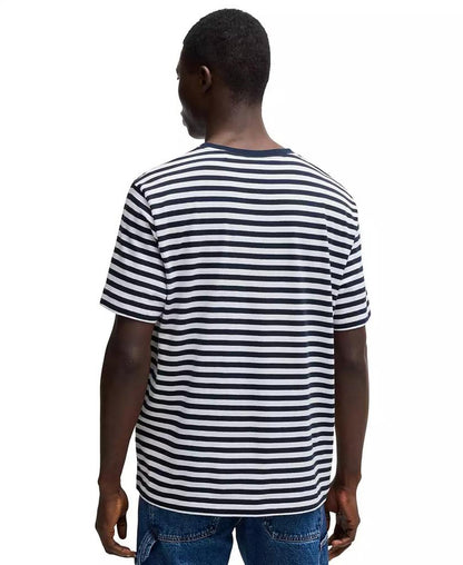 Men's Cotton Relaxed-Fit Striped T-Shirt