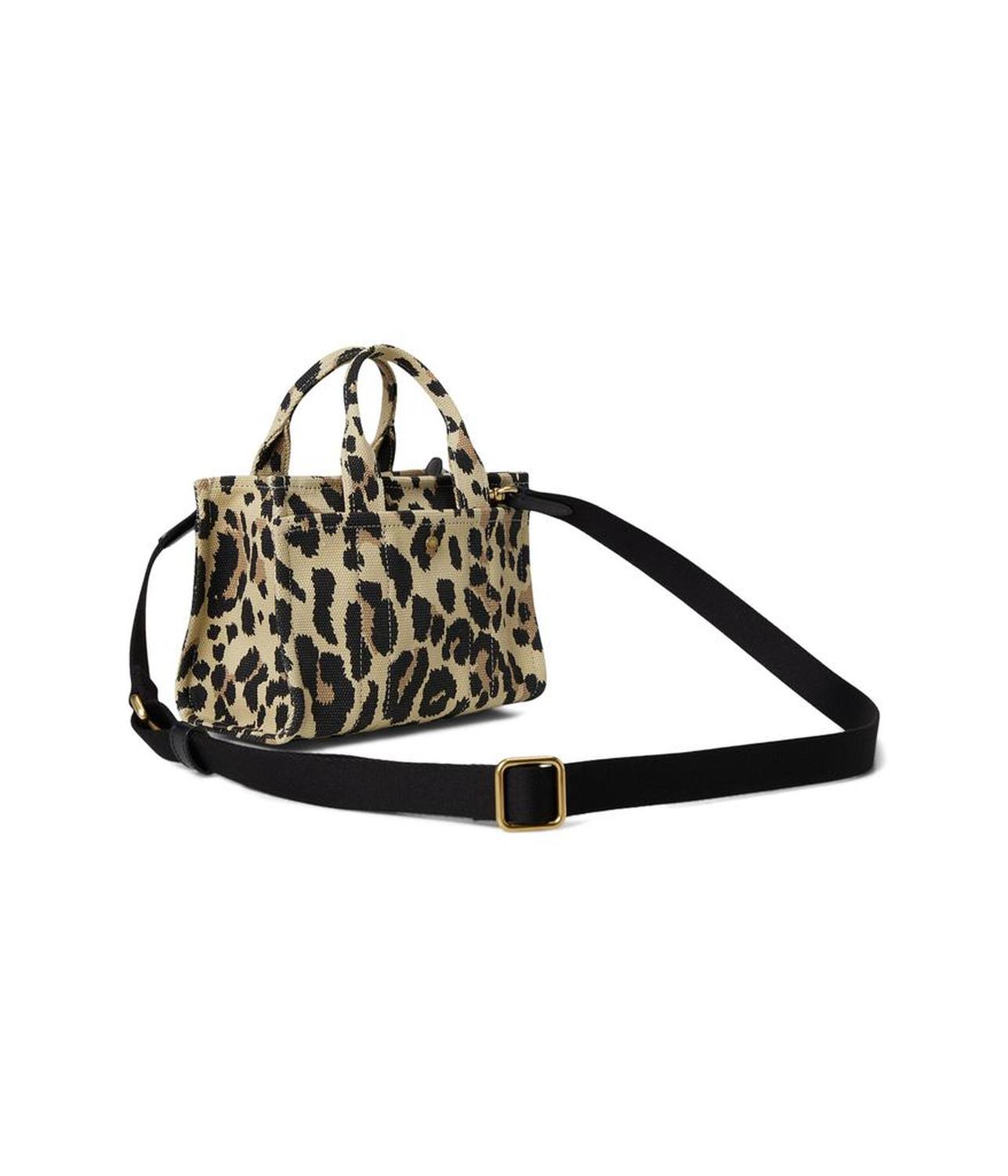 Cargo Tote Bag 20 With Leopard Print
