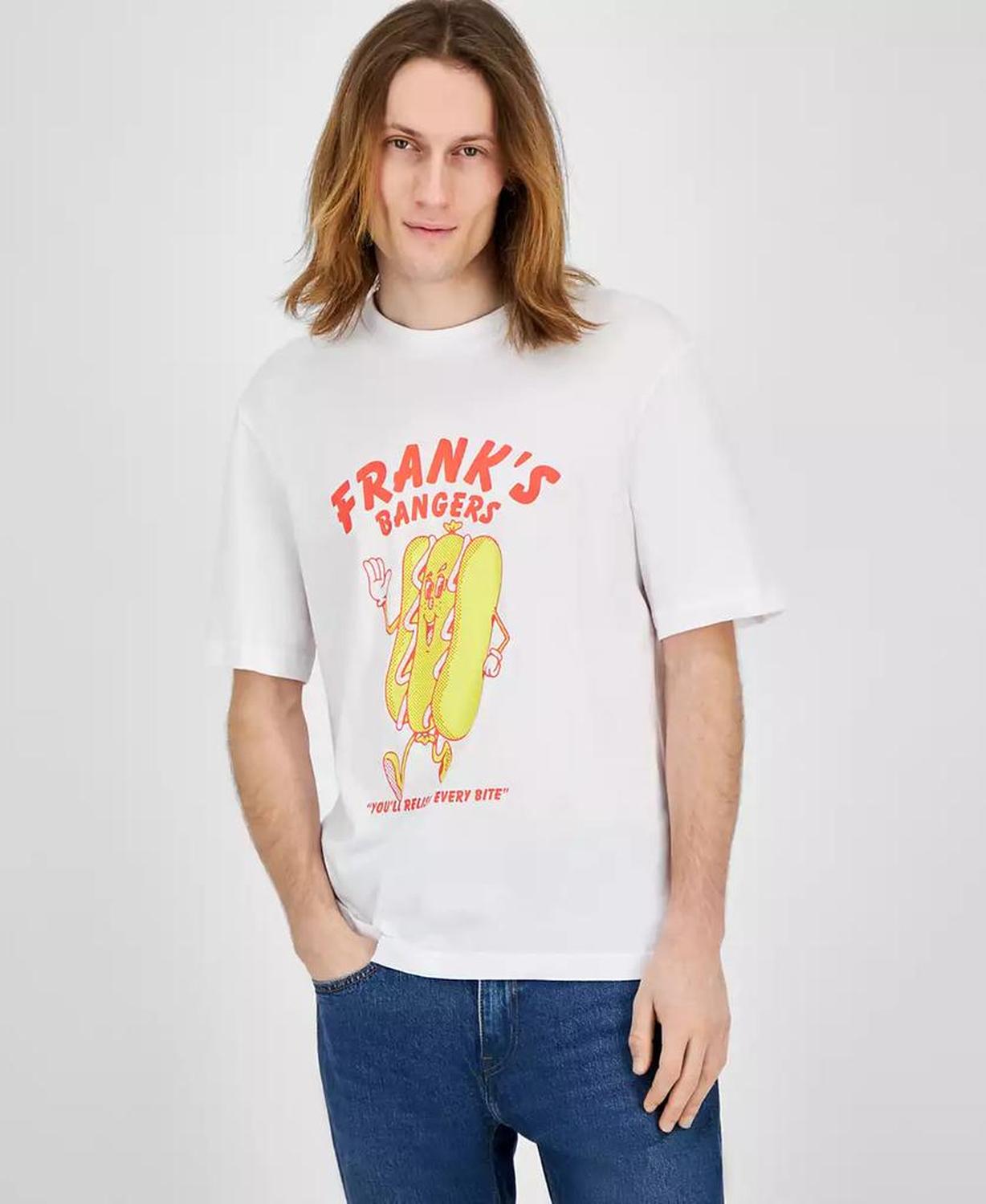Men's Nugotacos Short Sleeve Crewneck Graphic T-Shirt