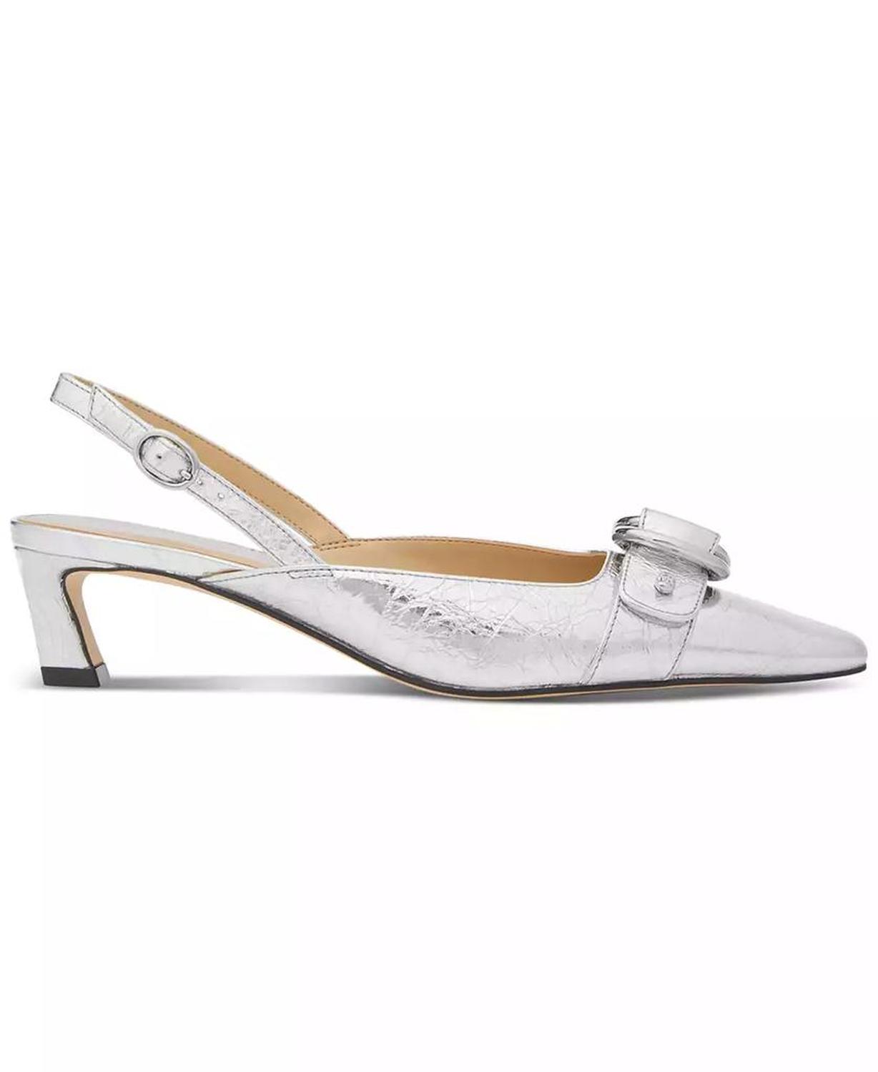Jaden Kitten Sling Pumps