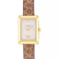 Women's Mara Brown Leather Strap Watch, 19 x 26mm