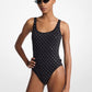Studded One-Piece Swimsuit