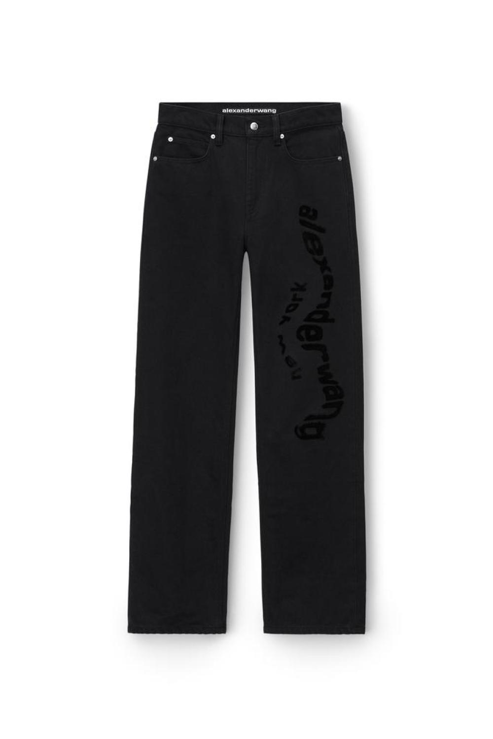 Oversize Cargo Jeans In Cotton