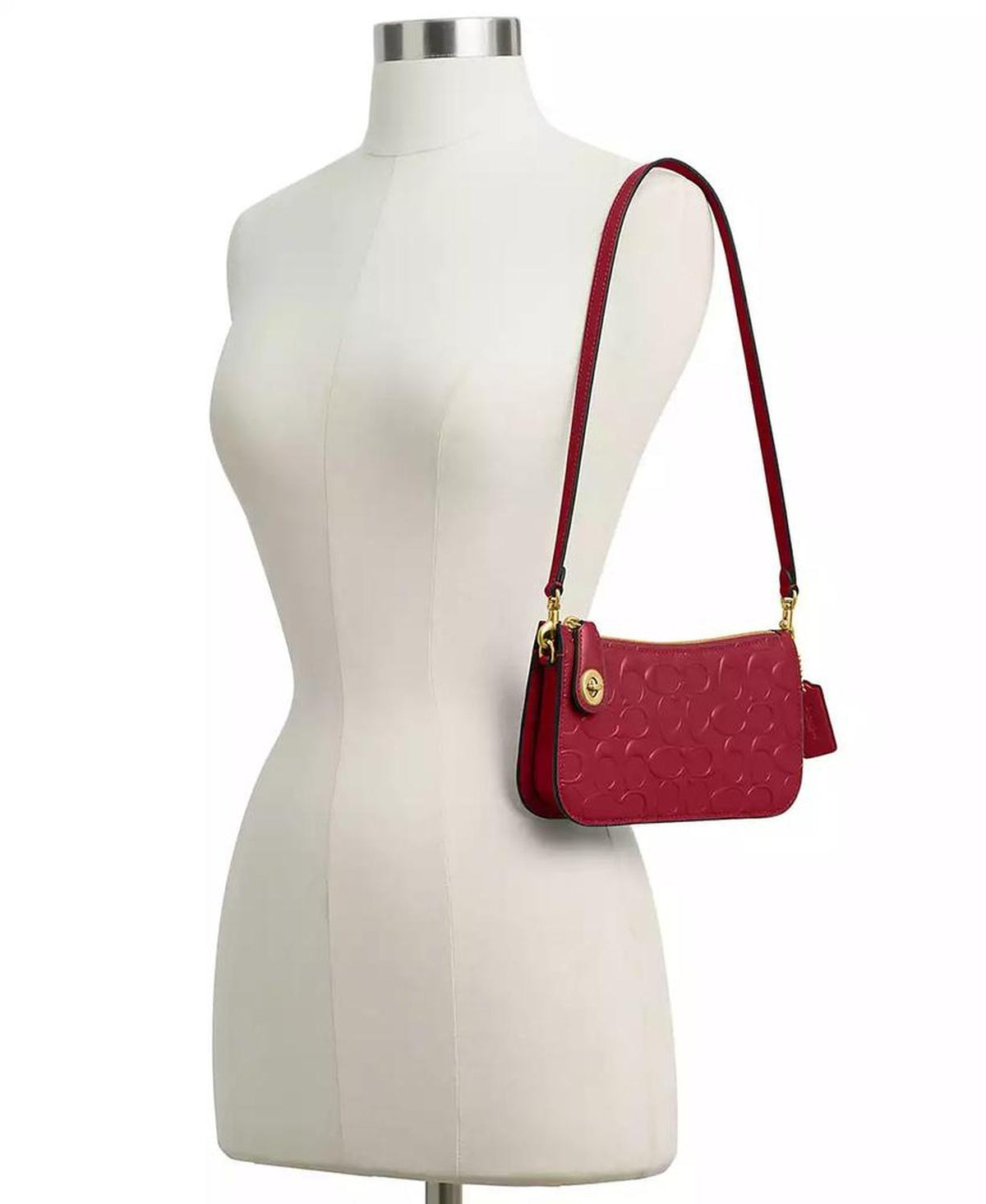 Penn Small Signature Patent Leather Shoulder Bag