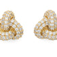 Double Knot Pave Studs