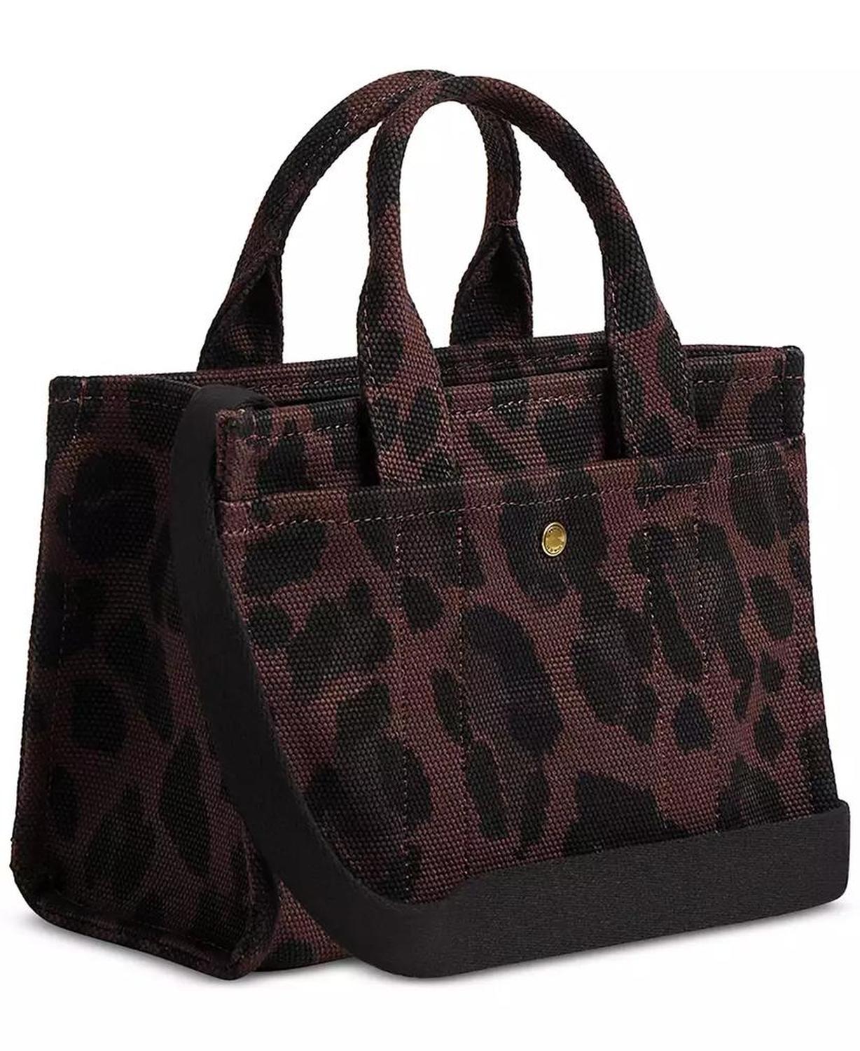 Leopard Print Cargo Mini Tote Bag