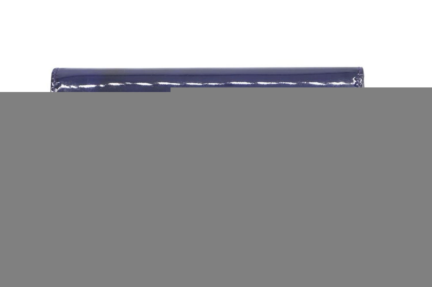 Wallet in Blue Patent Leather
