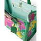 Manhattan Tropical Foliage Canvas Jacquard Small Tote