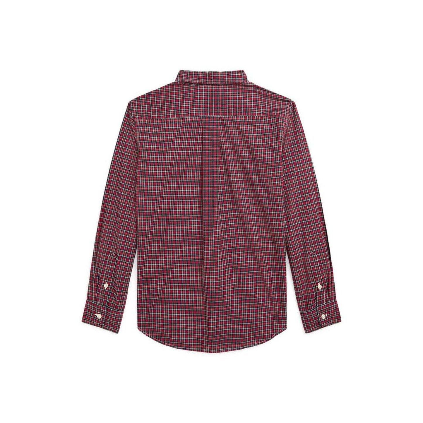 Gingham Cotton Poplin Shirt (Big Kid)