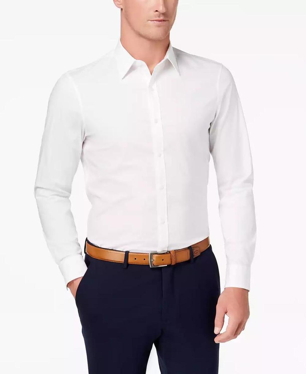 Men's Stretch Button-Front Shirt
