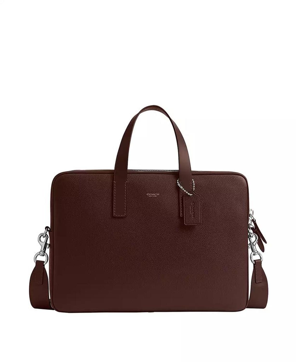 Men's Carlyle Polished Pebble Brief Bag
