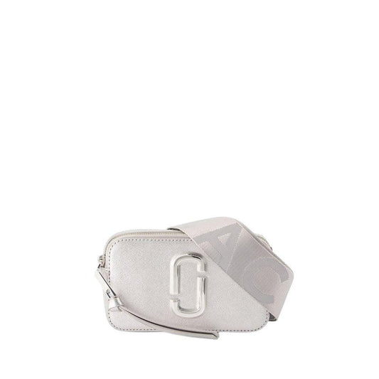 The Snapshot Crossbody - Leather - Silver