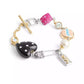 Faux Stone Vintage Charms Signature Statement Bracelet