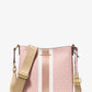 Jet Set Small Signature Logo Stripe Crossbody Bag