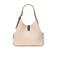 Deco Colorblocked Pebbled Leather Medium Crossbody Tote