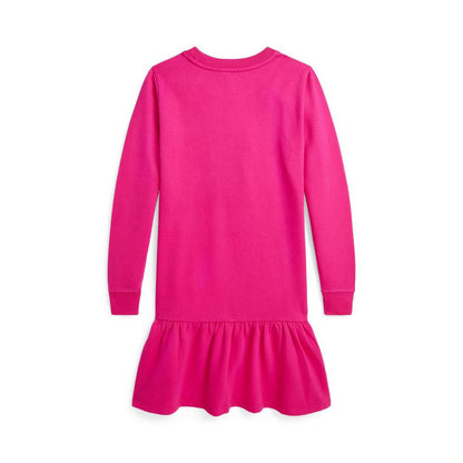 French Knot Big Pony Fleece Dress (Big Kid)