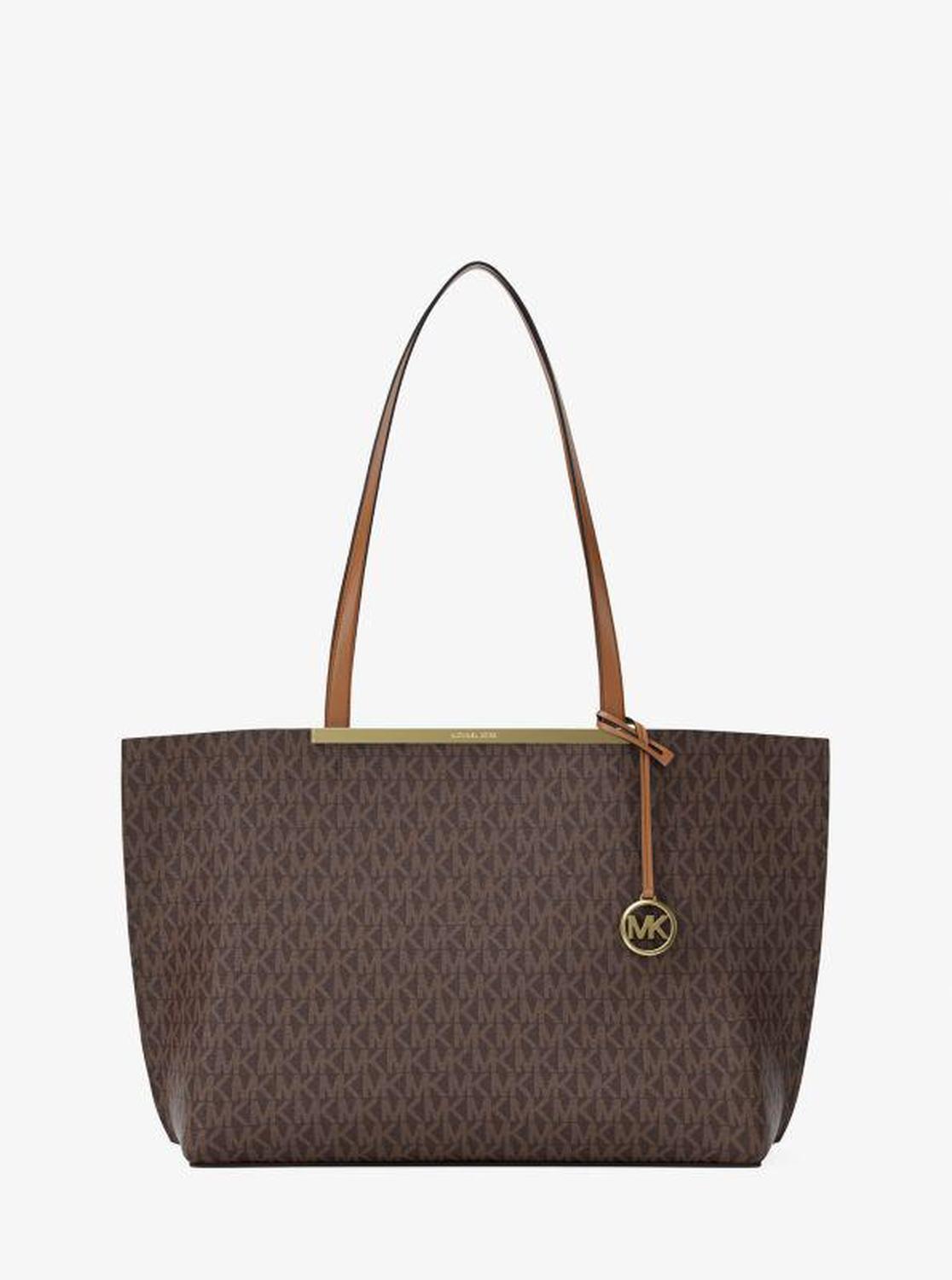 Evelyn Large Signature Logo Tote Bag