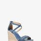 Mandy Denim Wedge Sandal