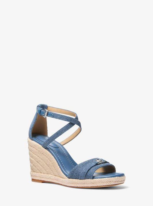 Mandy Denim Wedge Sandal