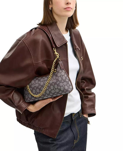 Juliet Small Signature Jacquard Shoulder Bag 25