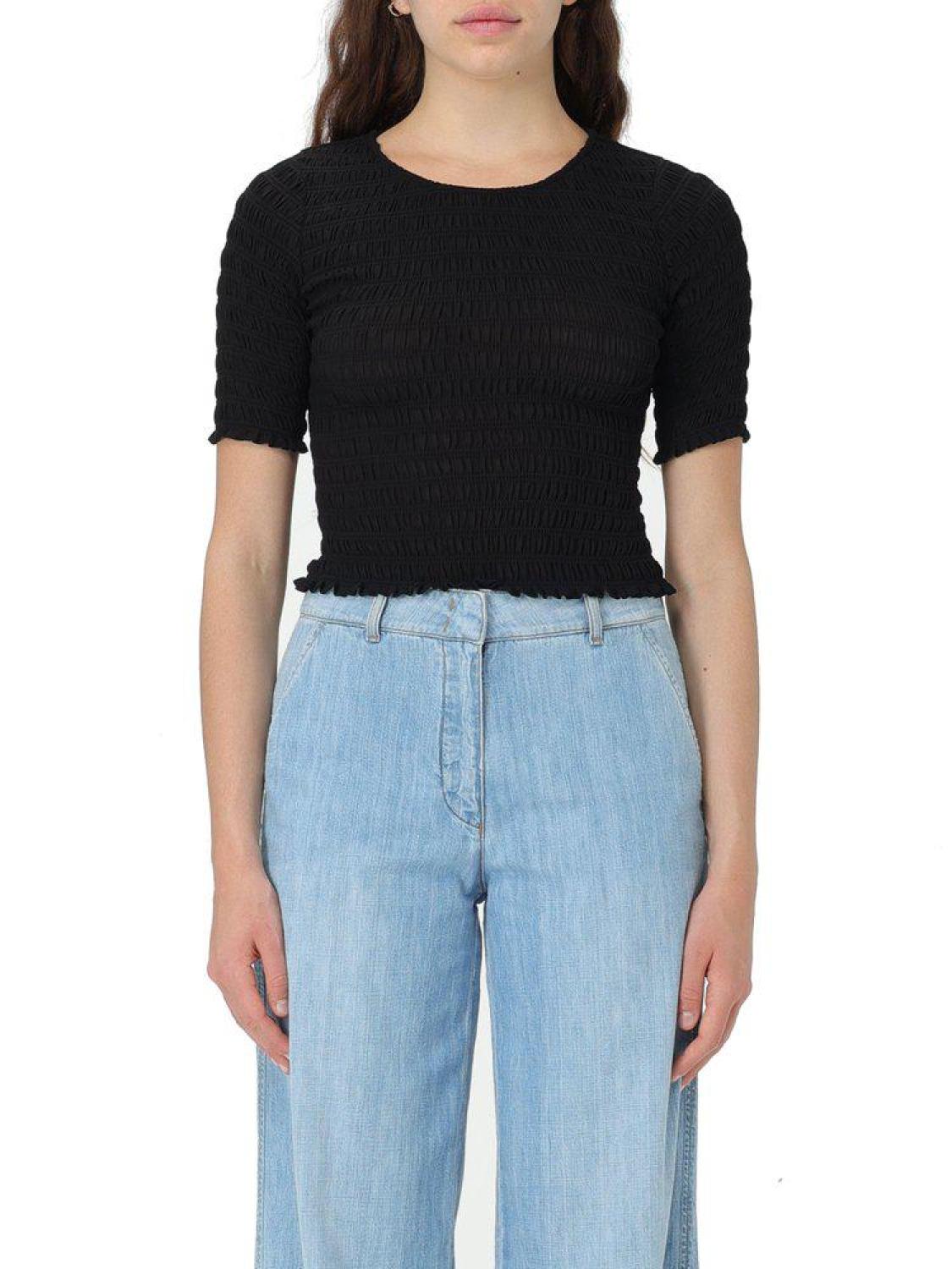 Michael Michael Kors Crewneck Cropped T-Shirt