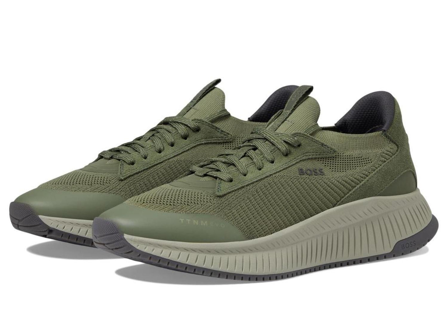 Modern Knit Structure Running Sneakers