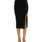 Michael Michael Kors Button Embellished Midi Skirt