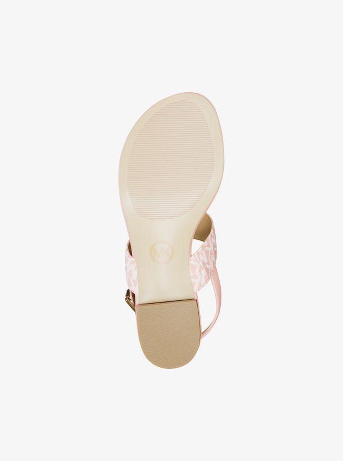 Hannah Signature Logo T-Strap Sandal