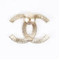 Chanel Cc Logo Diamante Brooch Gold  Base Metal