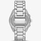 Oversized Accelerator 2.0 Pavé Silver-Tone Watch