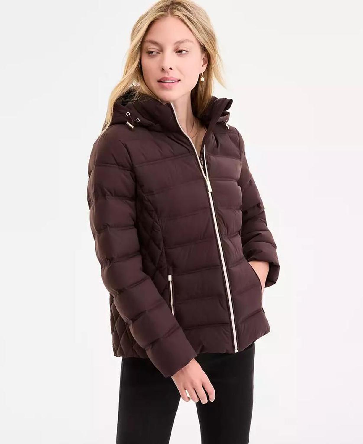 Women's Hooded Packable Puffer Coat, Exclusively at Macy's, P/XXS-XX