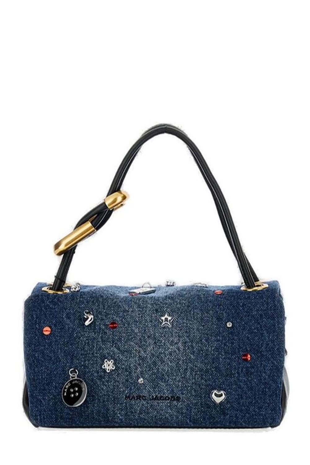 Marc Jacobs The Trinket Charm Denim Large Dual Bag