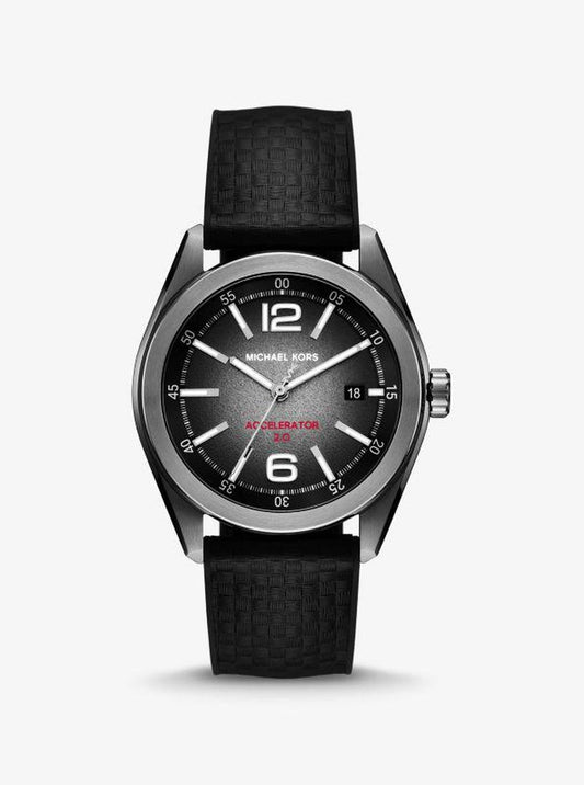 Oversized Accelerator 2.0 Gunmetal and Textured Silicone Watch