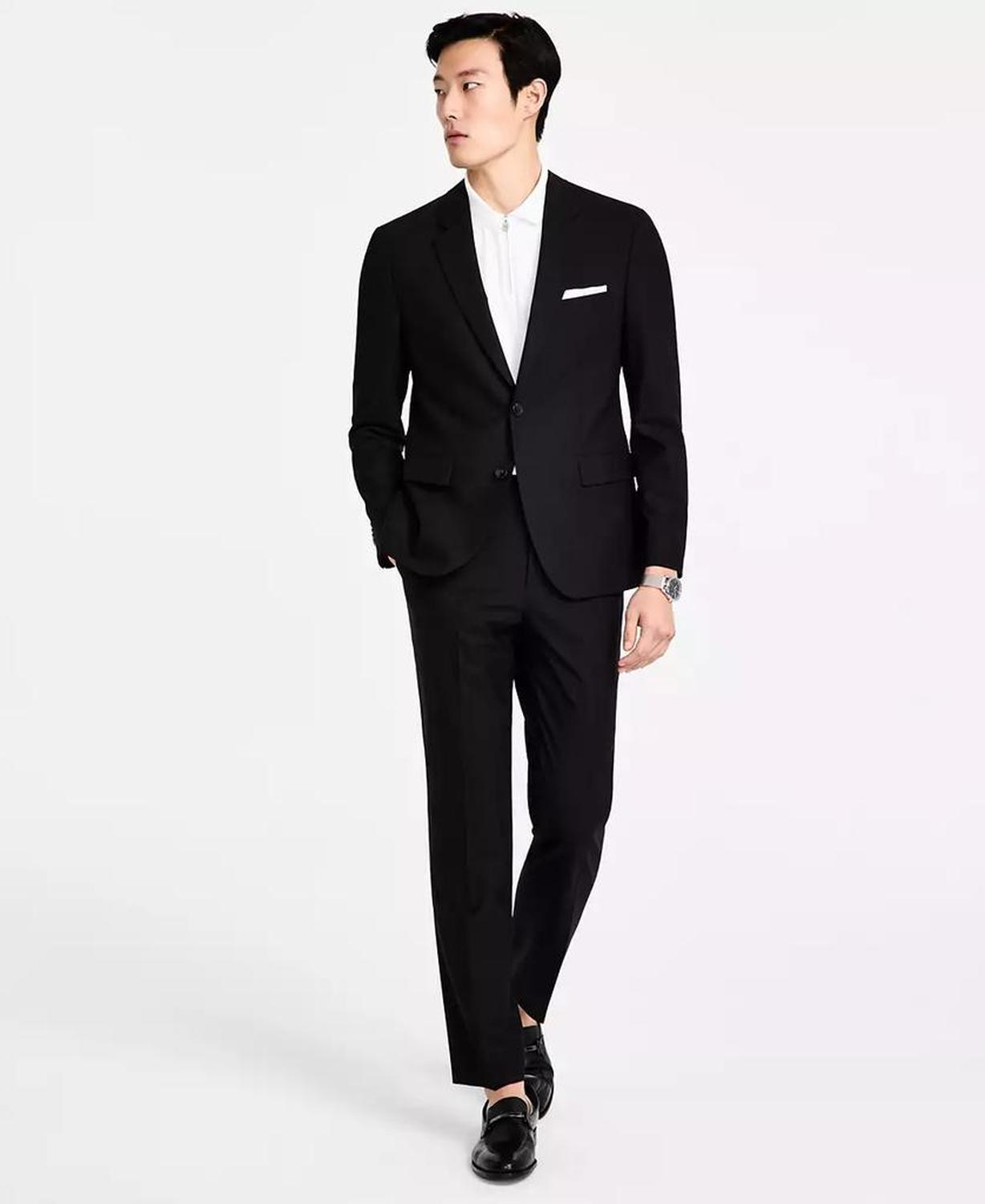 Men's Modern-Fit Wool Blend Suit
