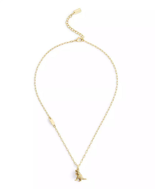 Gold Plated Rexy Pendant Necklace