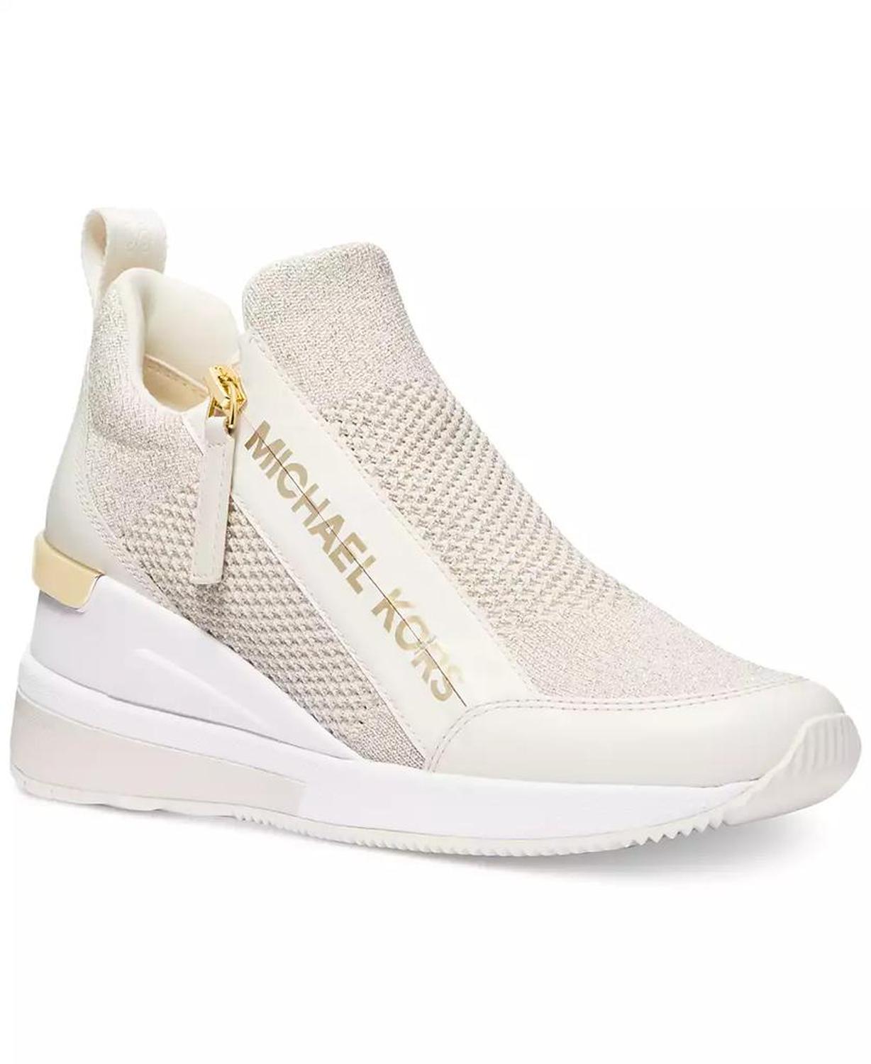 Willis Knit Trainer Wedge Sneakers