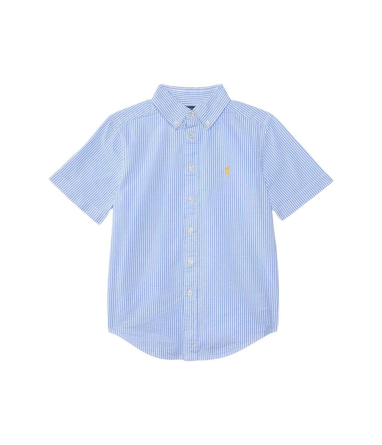 Cotton Seersucker Short-Sleeve Shirt (Toddler/Little Kid)