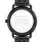 Men's Elliot Ionic Plated Black Stainless Steel Bracelet Watch, 43mm
