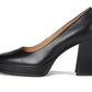 Sculpted C Leather Pumps