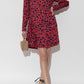 Kate Spade Heart Print Pleated Dress