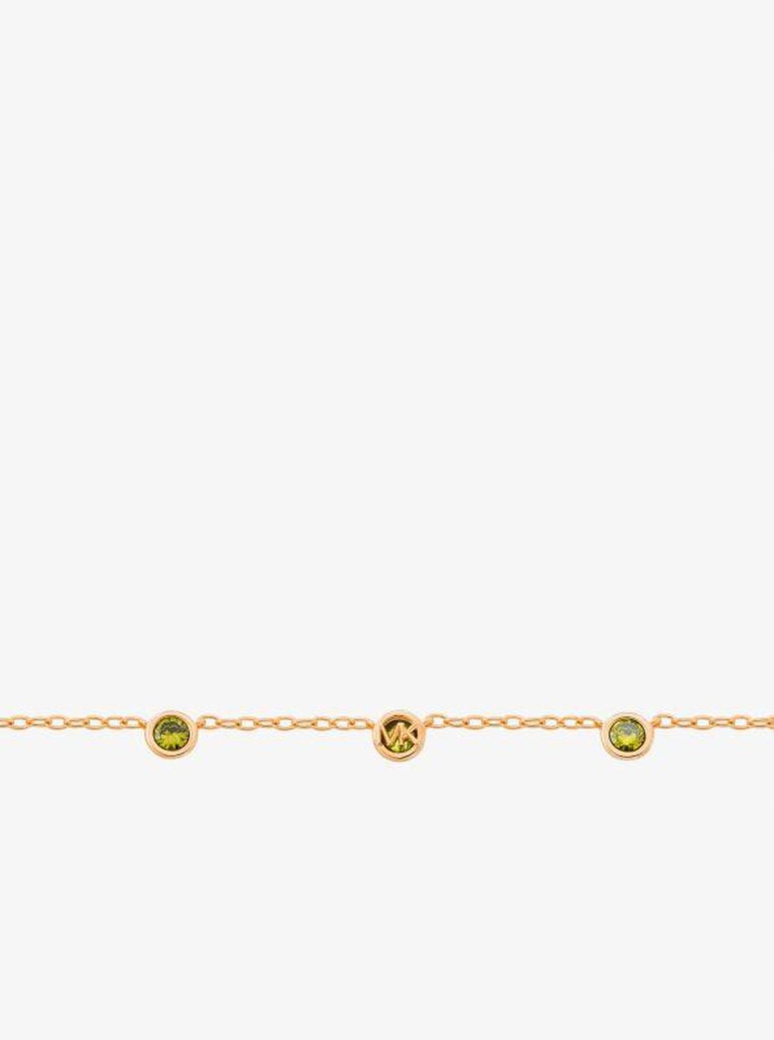 Bezel Cubic Zirconia Necklace
