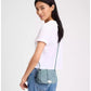Nouveau Denim Mini Saddle Bag