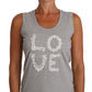Dolce & Gabbana Elegant Sleeveless Lace Embroidered Top