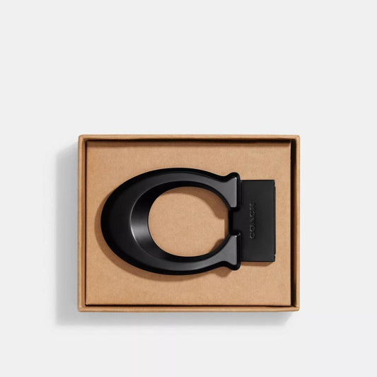 Coach Outlet Boxed Sculpted Signature Belt Buckle