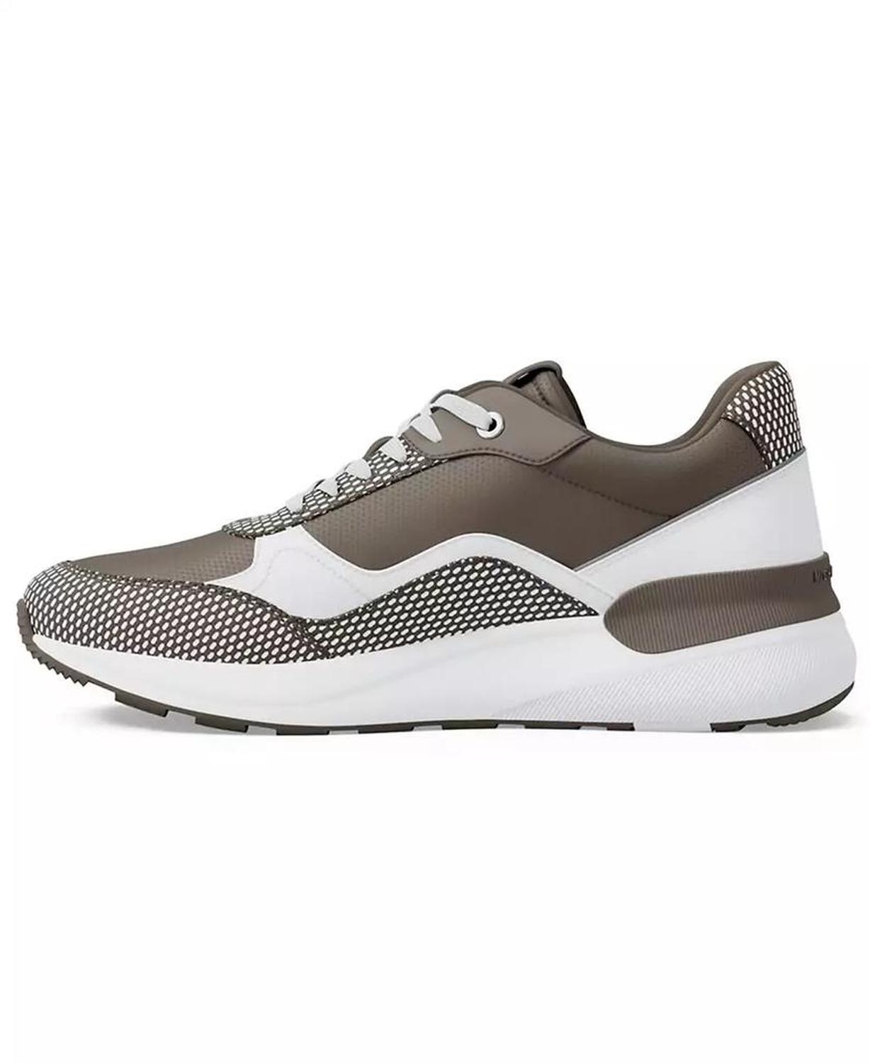 Men's Trevor Leather & Mesh Trainers