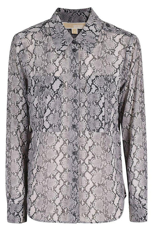 Michael Michael Kors Printed Georgette Blouse
