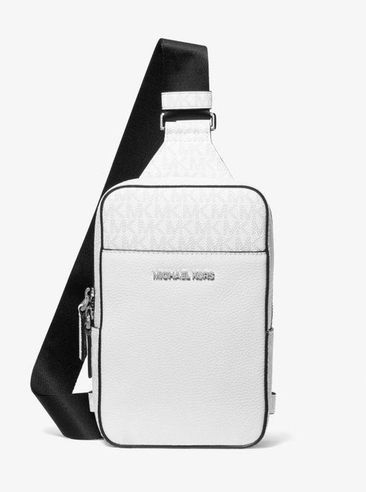 Cooper Leather and Logo Sling Pack