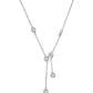 Brilliance Lariat Cubic Zirconia Y Pendant Necklace