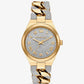 Lennox Pavé Gold-Tone Curb-Link Watch